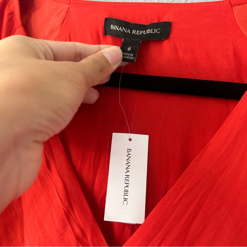 Banana Republic Red Maxi Dress - Picture 3 of 3